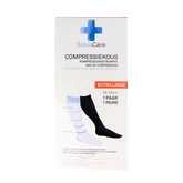 Solvacare Compressiekous zwart XL 29 - 33 cm 1 Paar