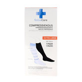 Solvacare Compressiekous zwart XL 29 - 33 cm 1 Paar