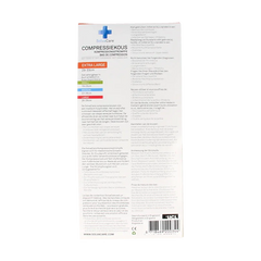 Solvacare Compressiekous zwart XL 29 - 33 cm 1 Paar
