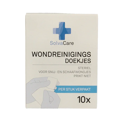 Solvacare Wondreinigingsdoekjes steriel 10 Stuks