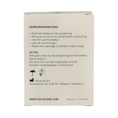Solvacare Wondreinigingsdoekjes steriel 10 Stuks
