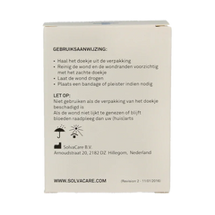 Solvacare Wondreinigingsdoekjes steriel 10 Stuks