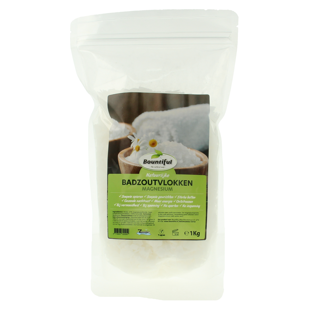 Bountiful Magnesium badzoutvlokken - Zechstein 1000.00 Gram
