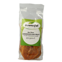 Bountiful Kaki fruit gedroogd zonder suiker 200.00 Gram