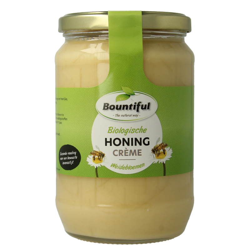 Bountiful Honing weidebloemen creme bio 900.00 Gram