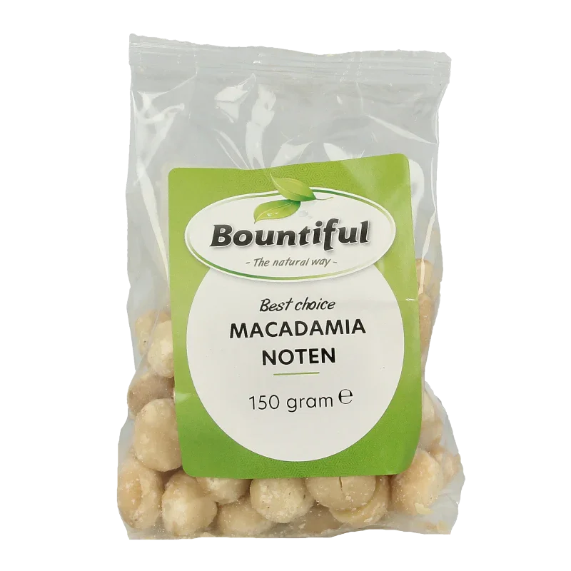 Bountiful Macadamia noten 150 Gram
