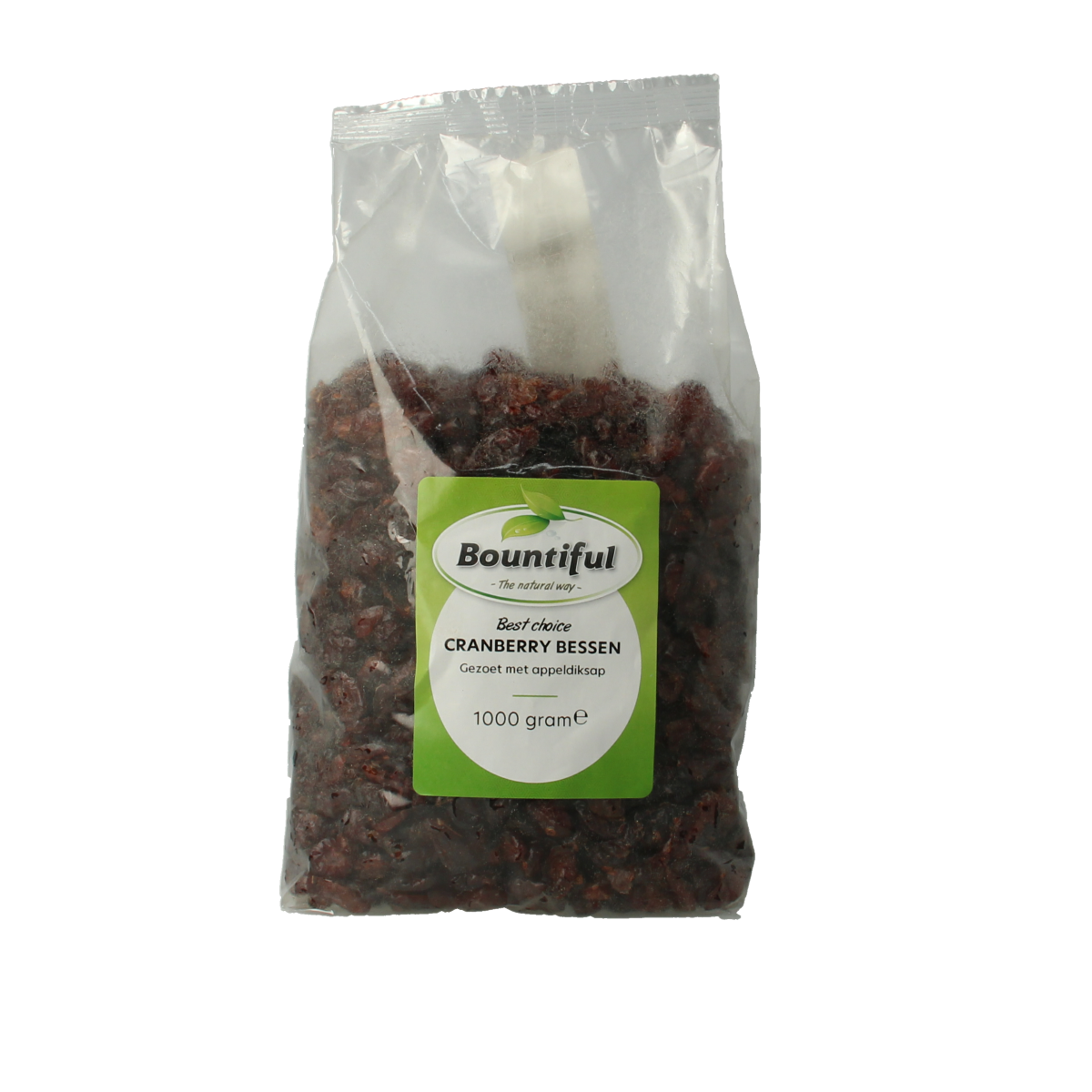Bountiful Cranberries gezoet met appeldiksap 1.00 Kilogram