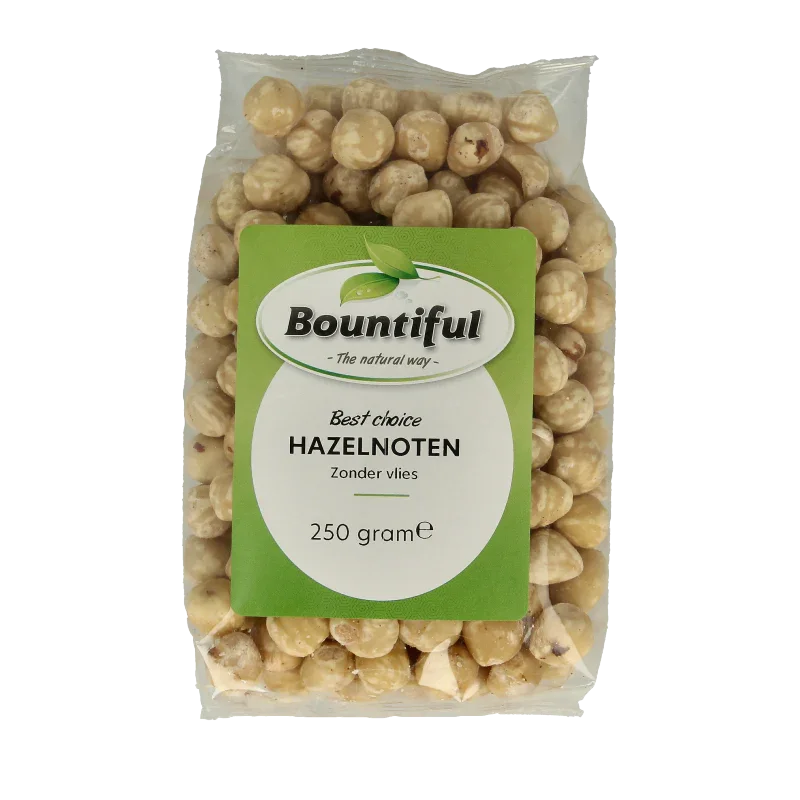 Bountiful Hazelnoten blank 250 Gram