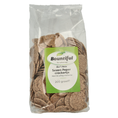 Bountiful Sesame pepper cracker 200 Gram