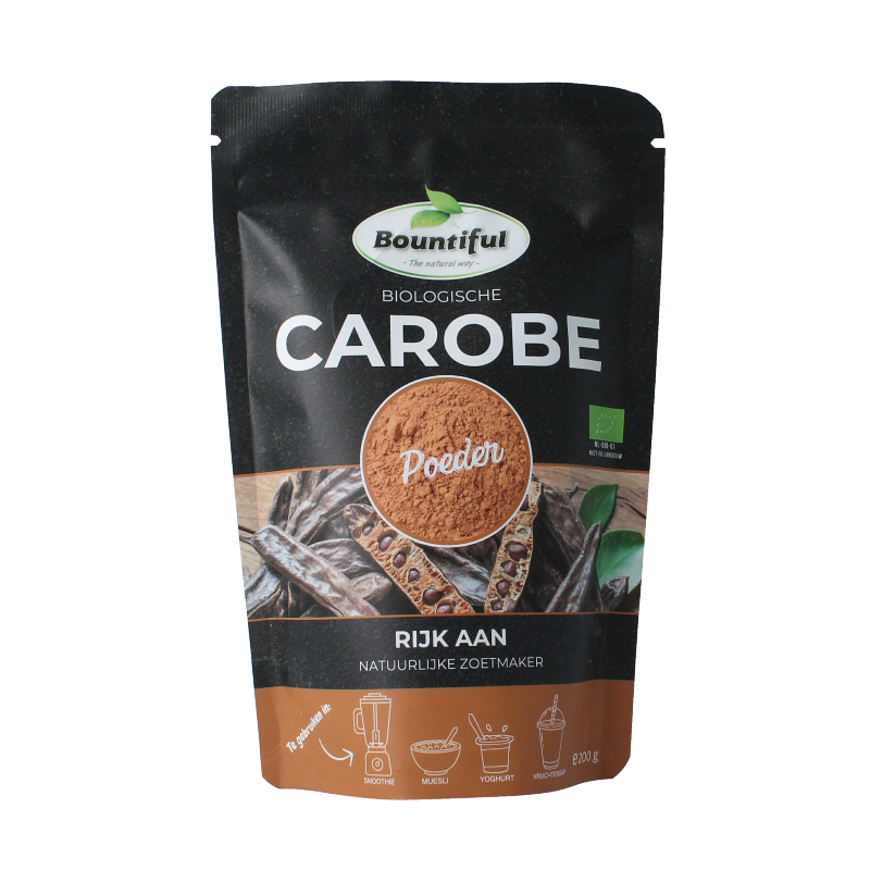 Bountiful Carobe poeder bio 200 Gram