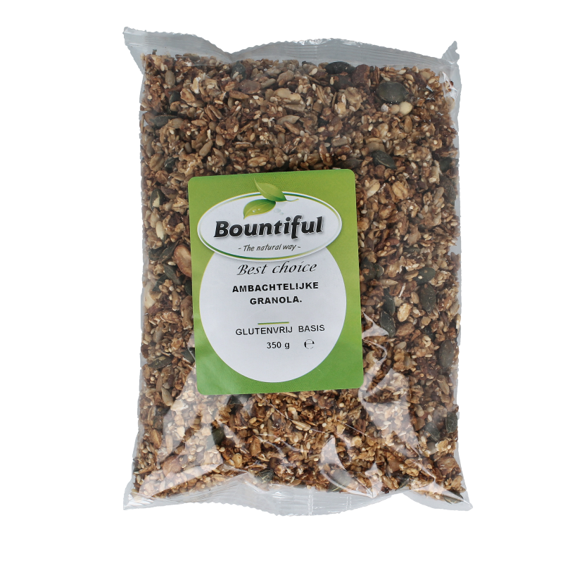 Bountiful Ambachtelijke granola glutenvrij bio 350.00 Gram