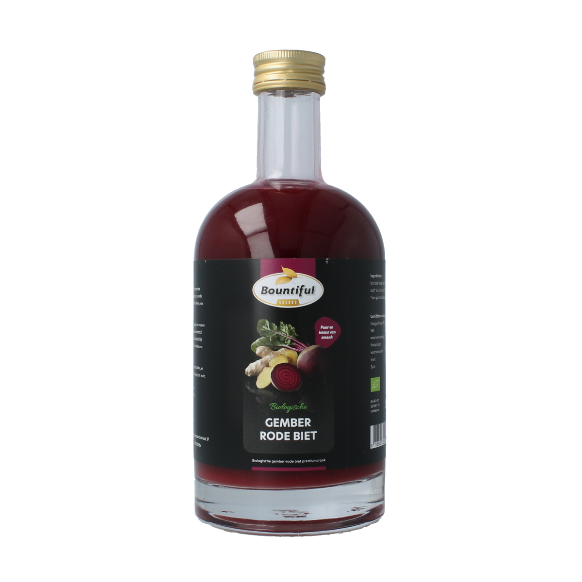 Bountiful select Gember sap rode biet bio 500.00 Milliliter