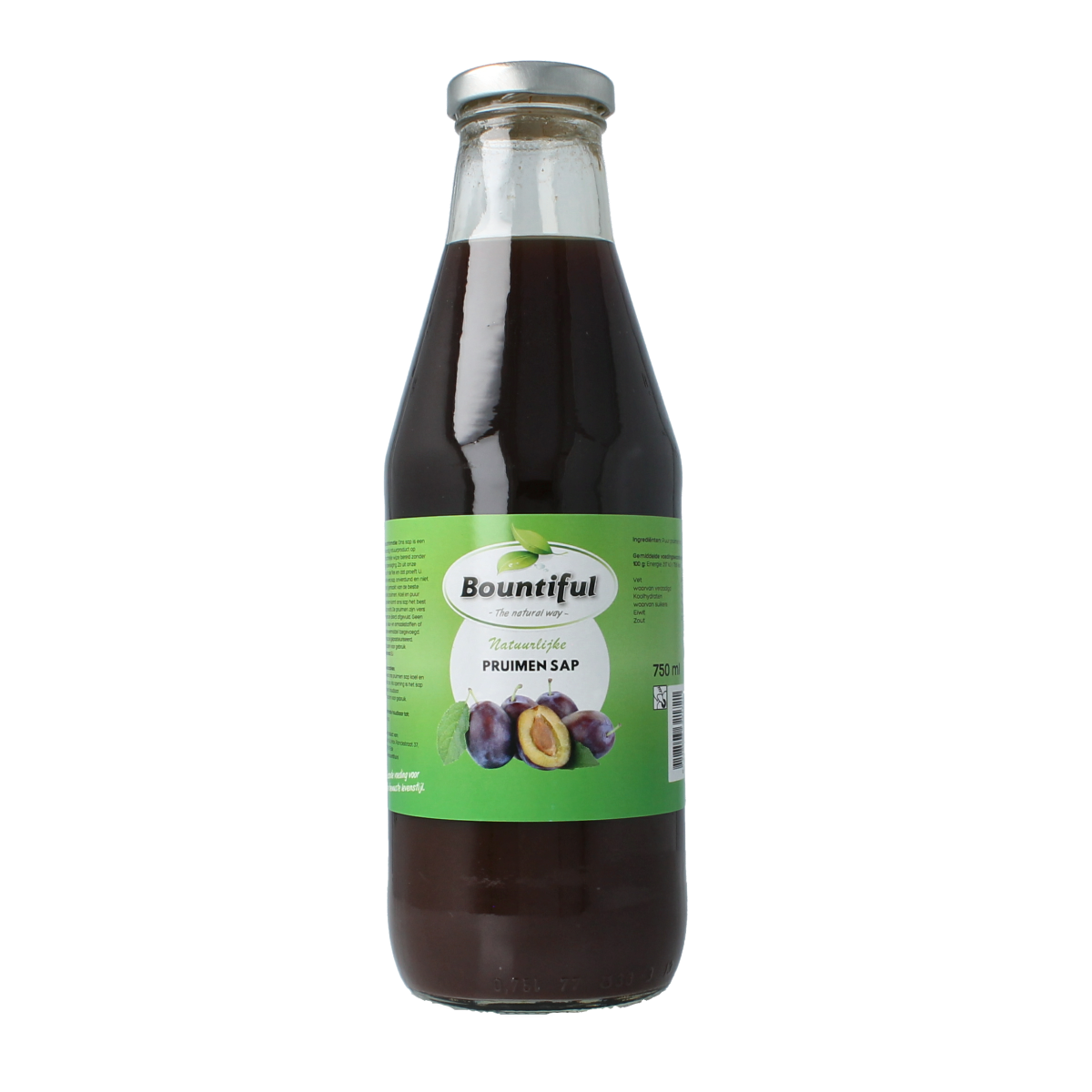 Bountiful Pruimensap 750.00 Milliliter