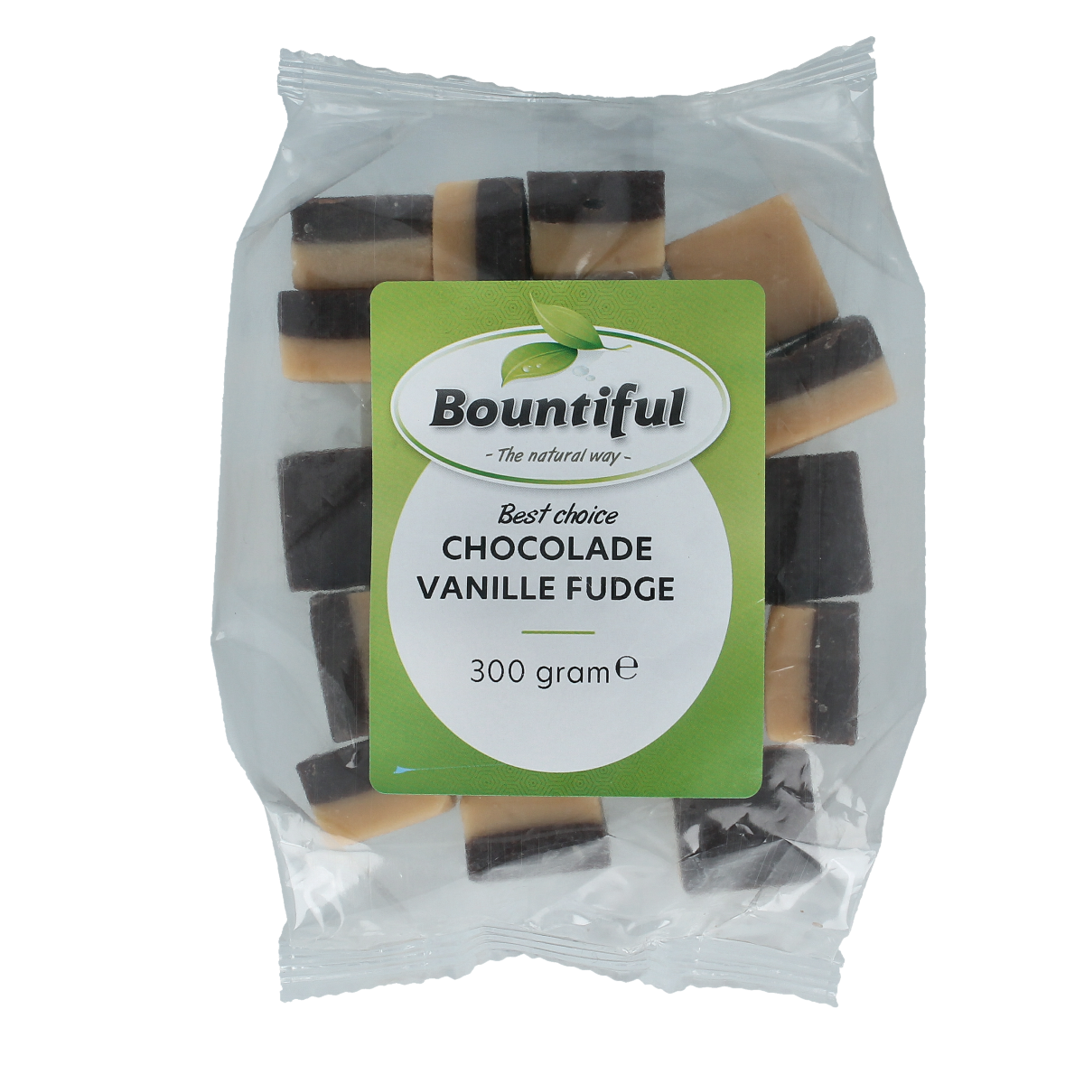 Bountiful Fudge chocolade vanille 300.00 Gram
