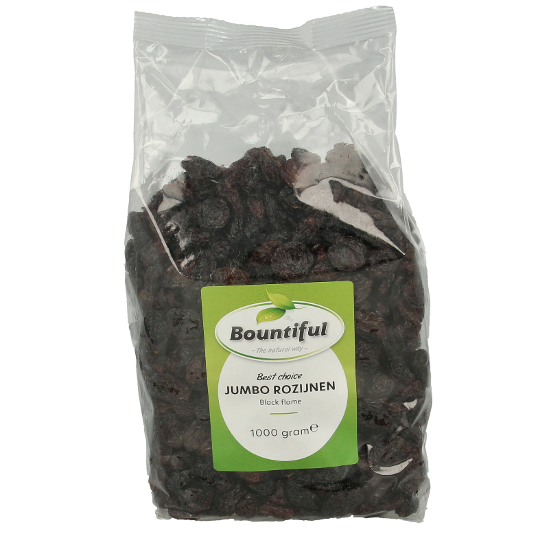 Bountiful Rozijnen jumbo black flame 1 Kilogram