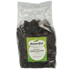 Bountiful Rozijnen jumbo black flame 1.00 Kilogram