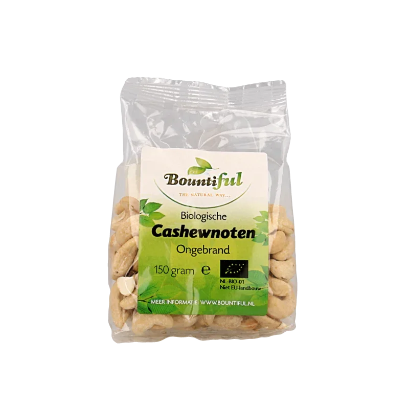 Bountiful Cashewnoten bio 150 Gram