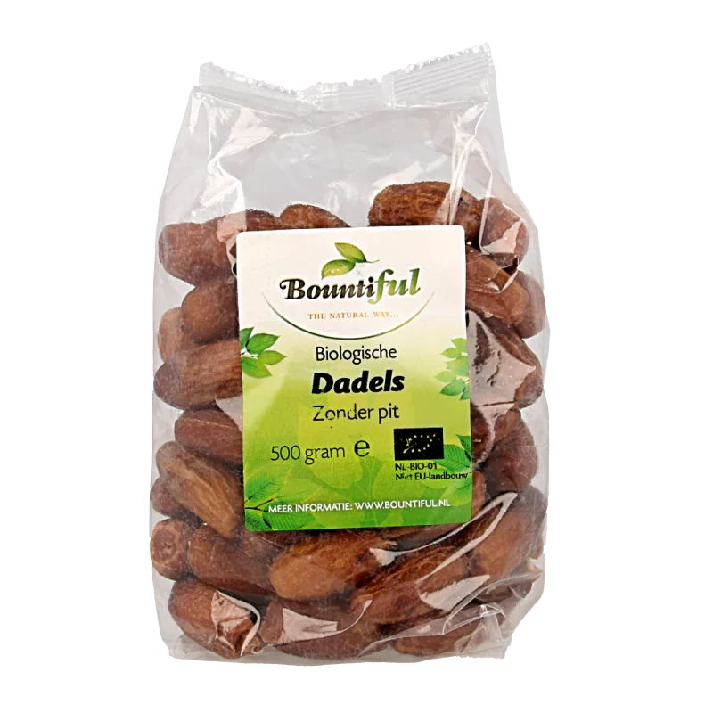 Bountiful Dadels zonder pit bio 500 Gram