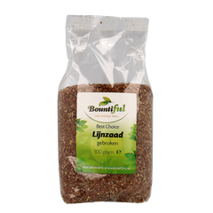 Bountiful Lijnzaad gebroken 500.00 Gram