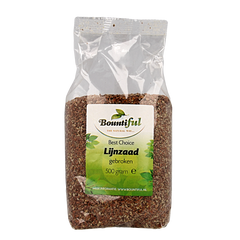 Bountiful Lijnzaad gebroken 500 Gram