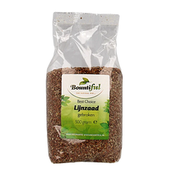 Bountiful Lijnzaad gebroken 500 Gram