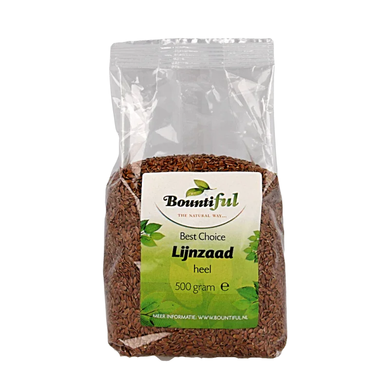 Bountiful Lijnzaad heel 500 Gram
