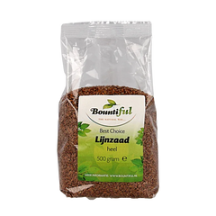 Bountiful Lijnzaad heel 500 Gram