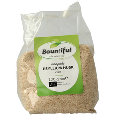 Bountiful Psyllium husk vezel/vlozaad bio 200 Gram