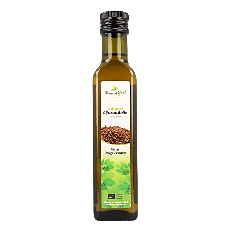 Bountiful Lijnzaadolie bio 250.00 Milliliter
