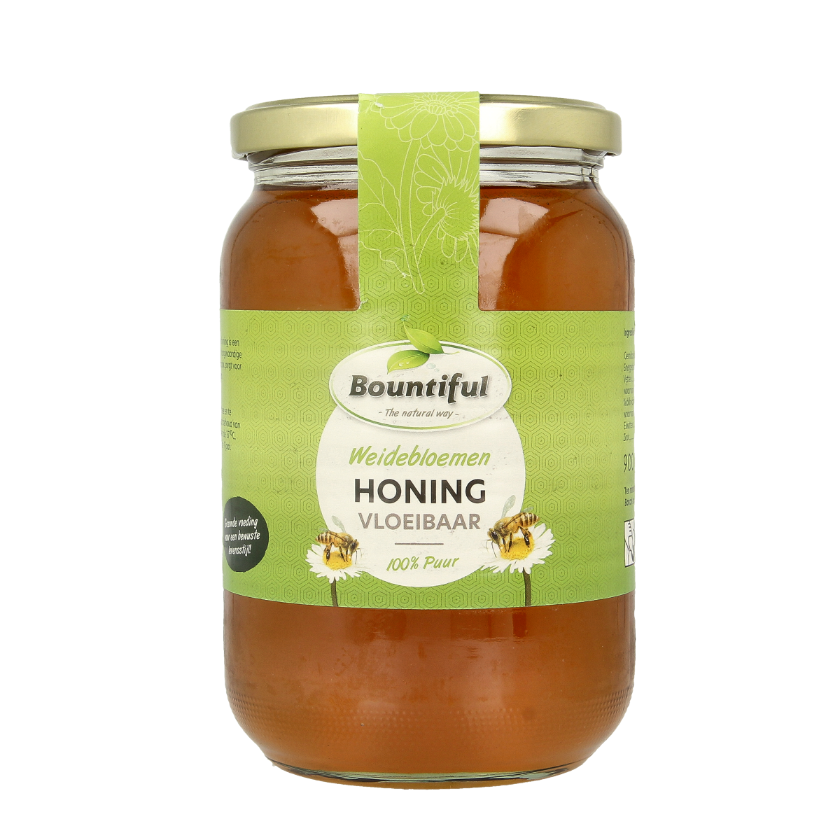 Bountiful Weidebloemen honing vloeibaar 900.00 Gram