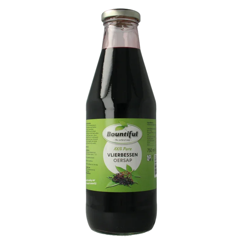 Bountiful Vlierbessen oersap 750.00 Milliliter