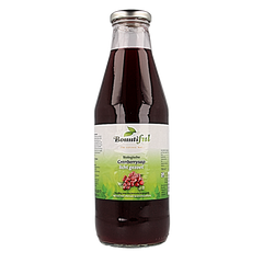 Bountiful Cranberrysap gezoet bio 750 Milliliter