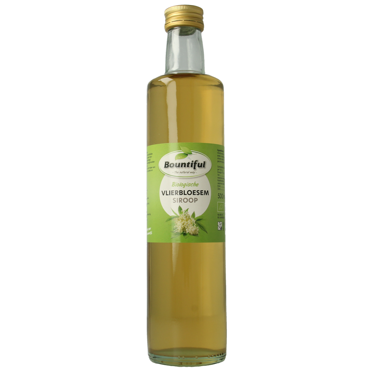 Bountiful Vlierbloesemsiroop bio 500.00 Milliliter