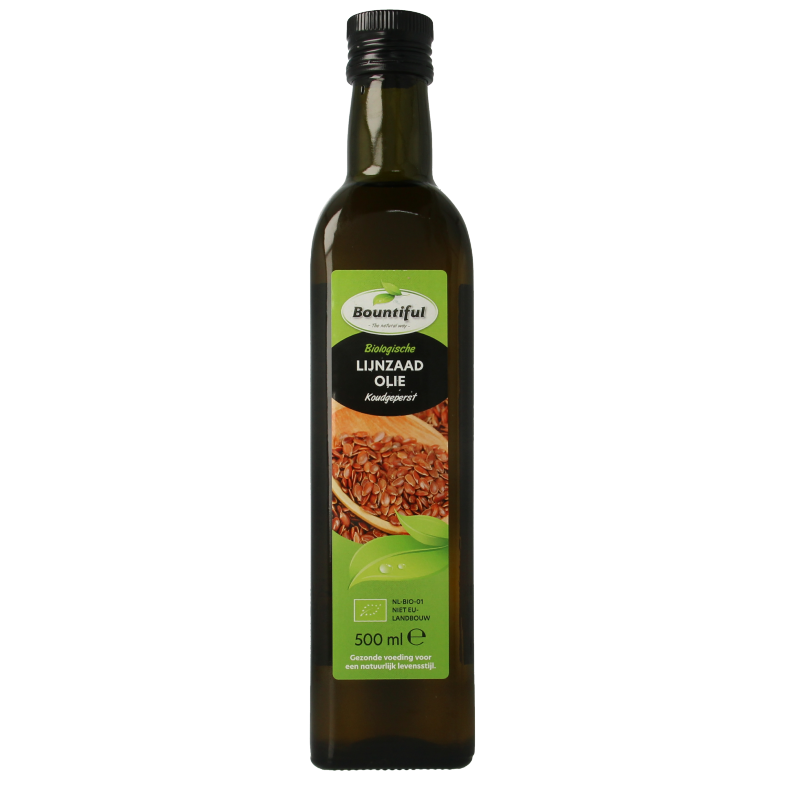 Bountiful Lijnzaadolie bio 500 Milliliter