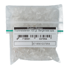 Ruben Robijn Trommelstenen bergkristal oplaadmix maat 1 100 Gram