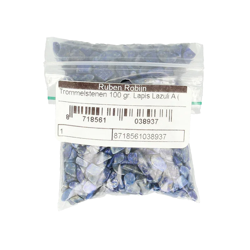 Ruben Robijn Trommelstenen lapis lazuli A maat 1 100 Gram