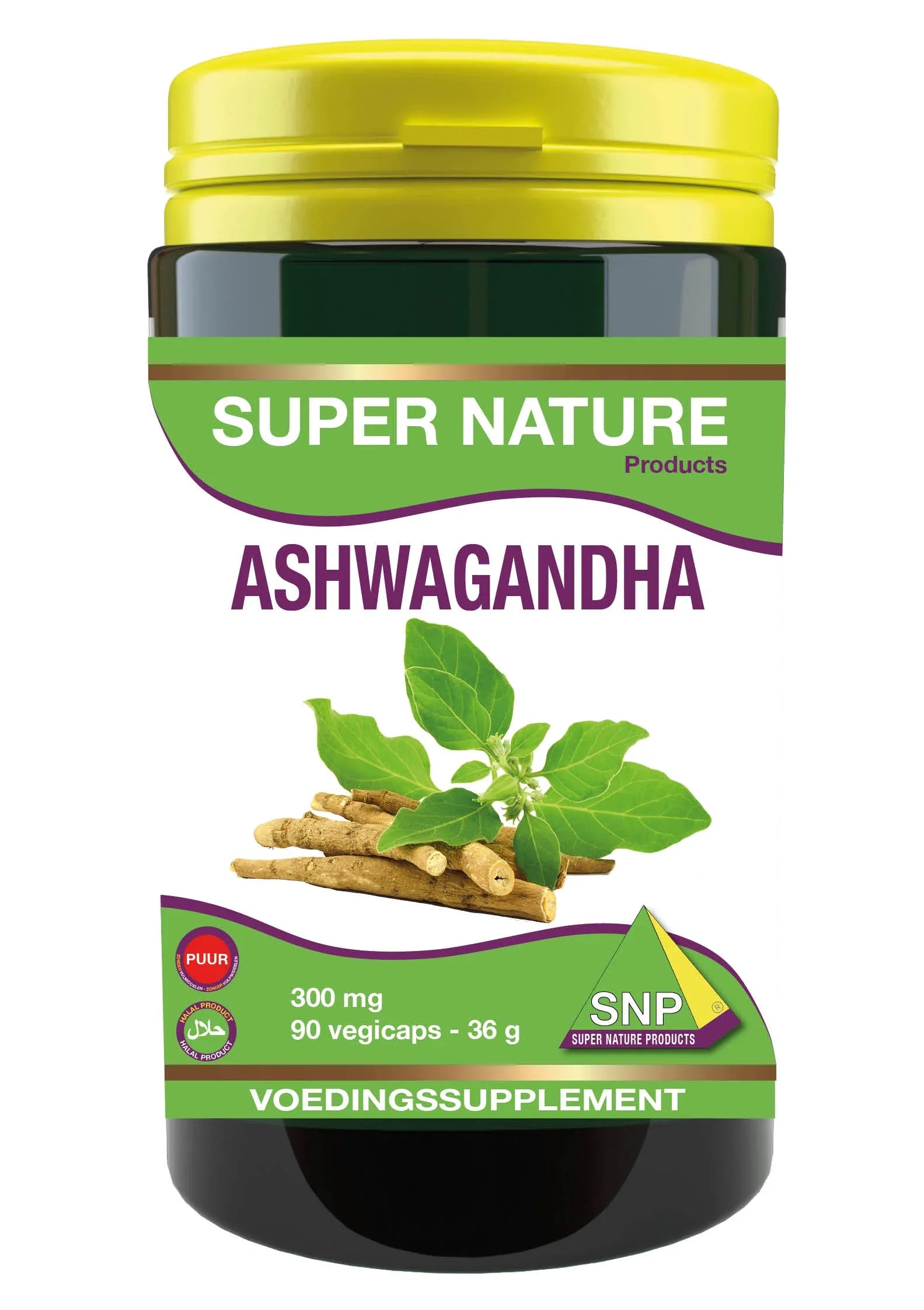 SNP Ashwagandha 300mg puur 90 Vegetarische capsules