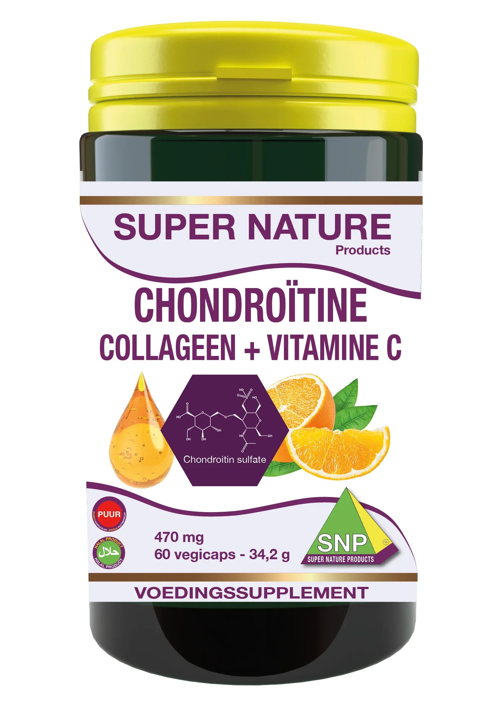 SNP Chondroitine collageen vitamine C 470 mg 60 Capsules