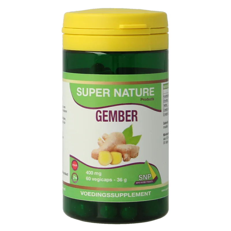 SNP Gember 400 mg 60 Vegetarische capsules