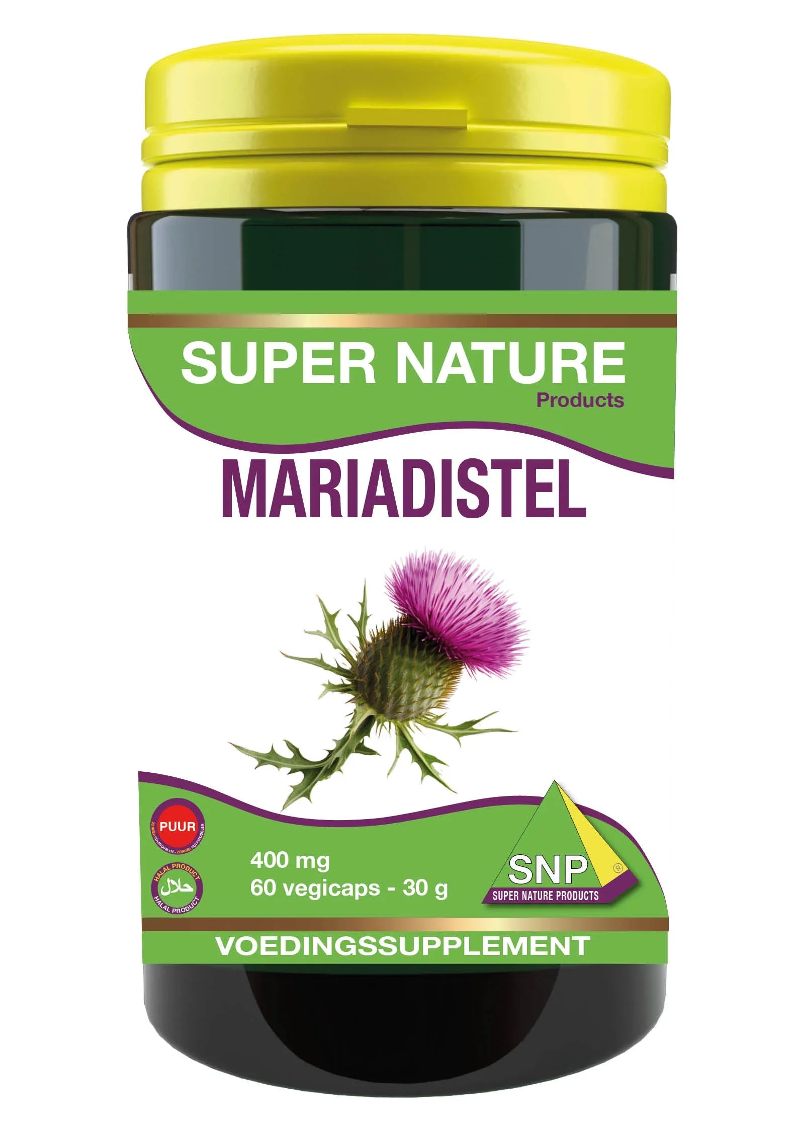 SNP Mariadistel 400 mg puur 60 Vegetarische capsules