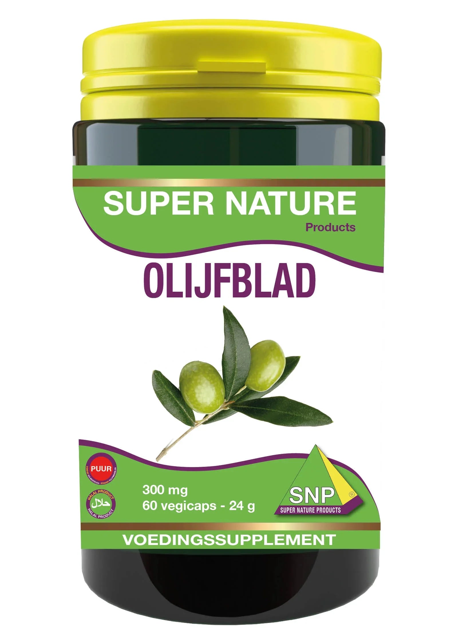 SNP Olijfblad extract 300 mg puur 60 Vegetarische capsules