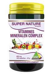 SNP Vitamines mineralen complex 450mg 100 Tabletten