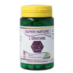 SNP L-Ornithine 500mg puur 60 Vegetarische capsules