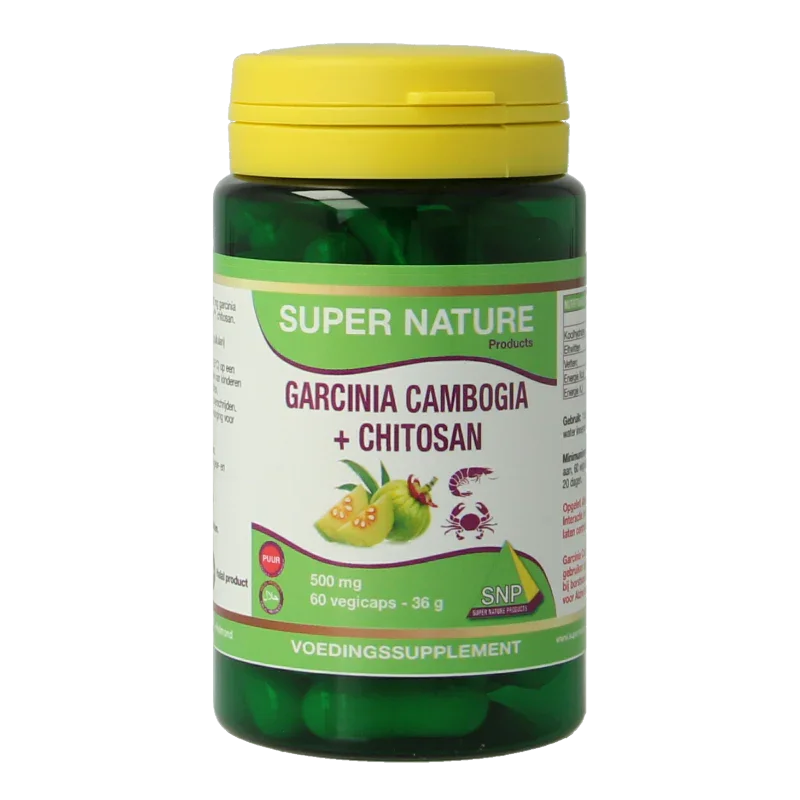 SNP Garcinia cambogia chitosan 500mg puur 60 Vegetarische capsules