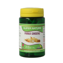 SNP Panax ginseng 500mg puur 60.00 Vegetarische capsules