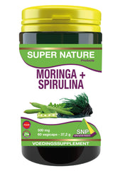 SNP Moringa & spirulina 500mg puur 60.00 Capsules