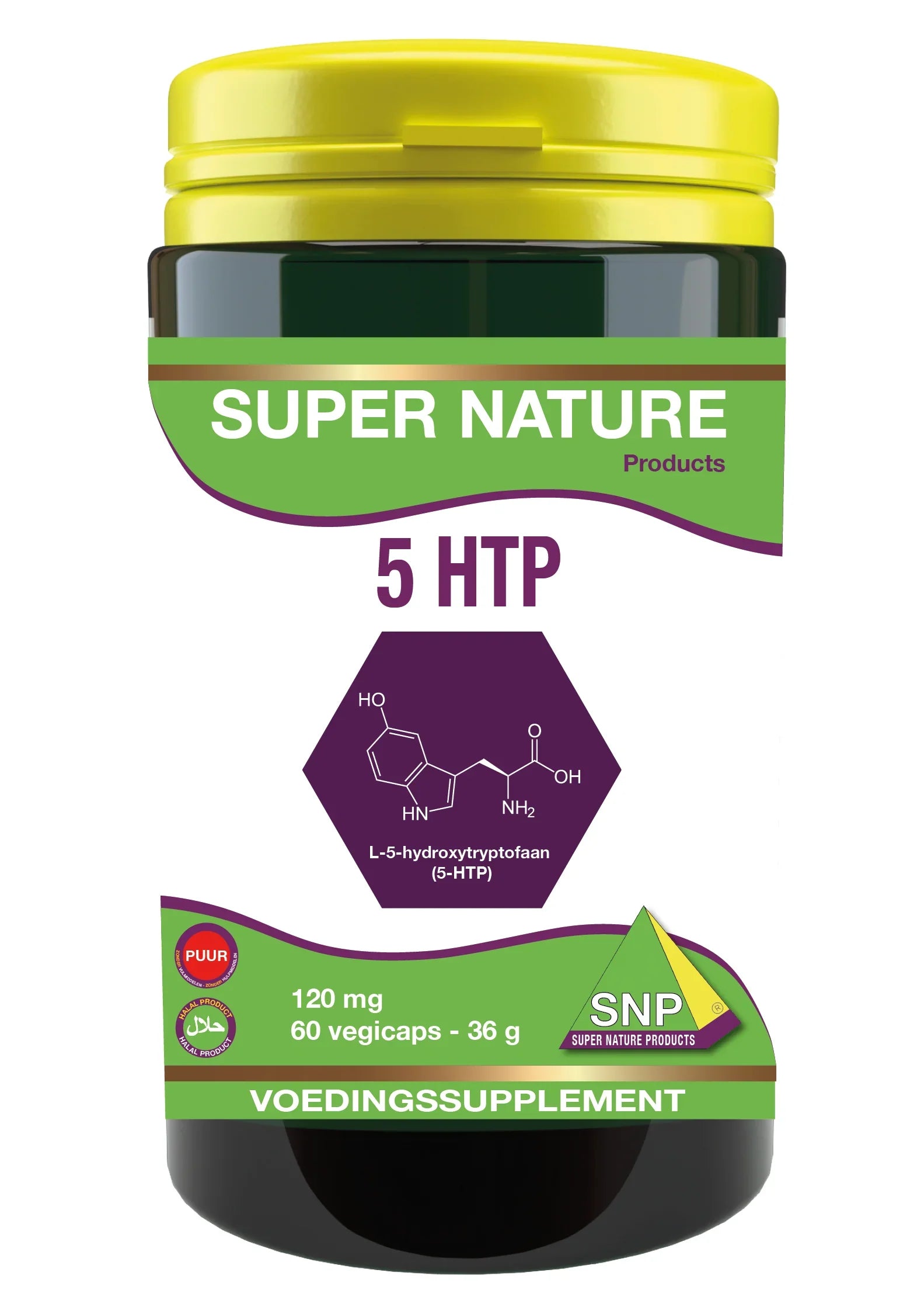 SNP 5 HTP 120mg puur 60 Vegetarische capsules