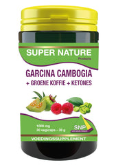 SNP Garcinia + groene koffie + ketones 30 Vegetarische capsules