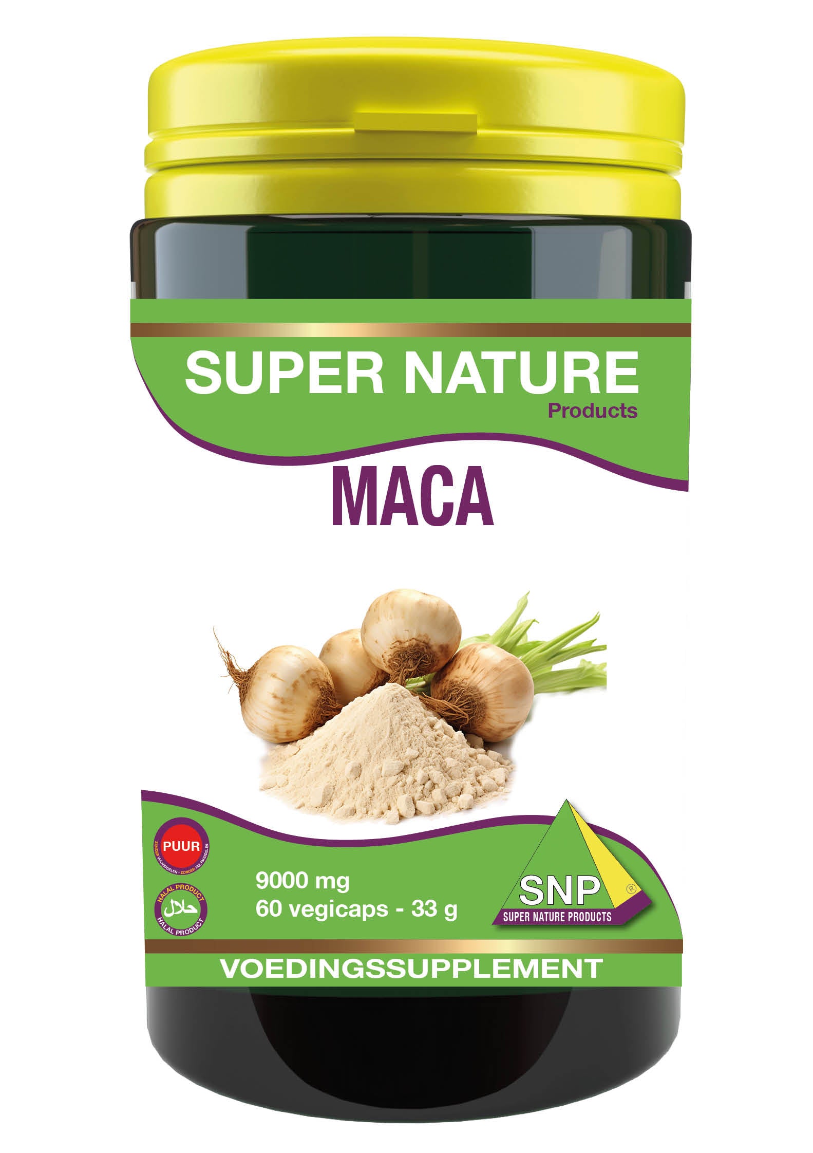 SNP Maca extra forte 9000mg puur 60 Capsules