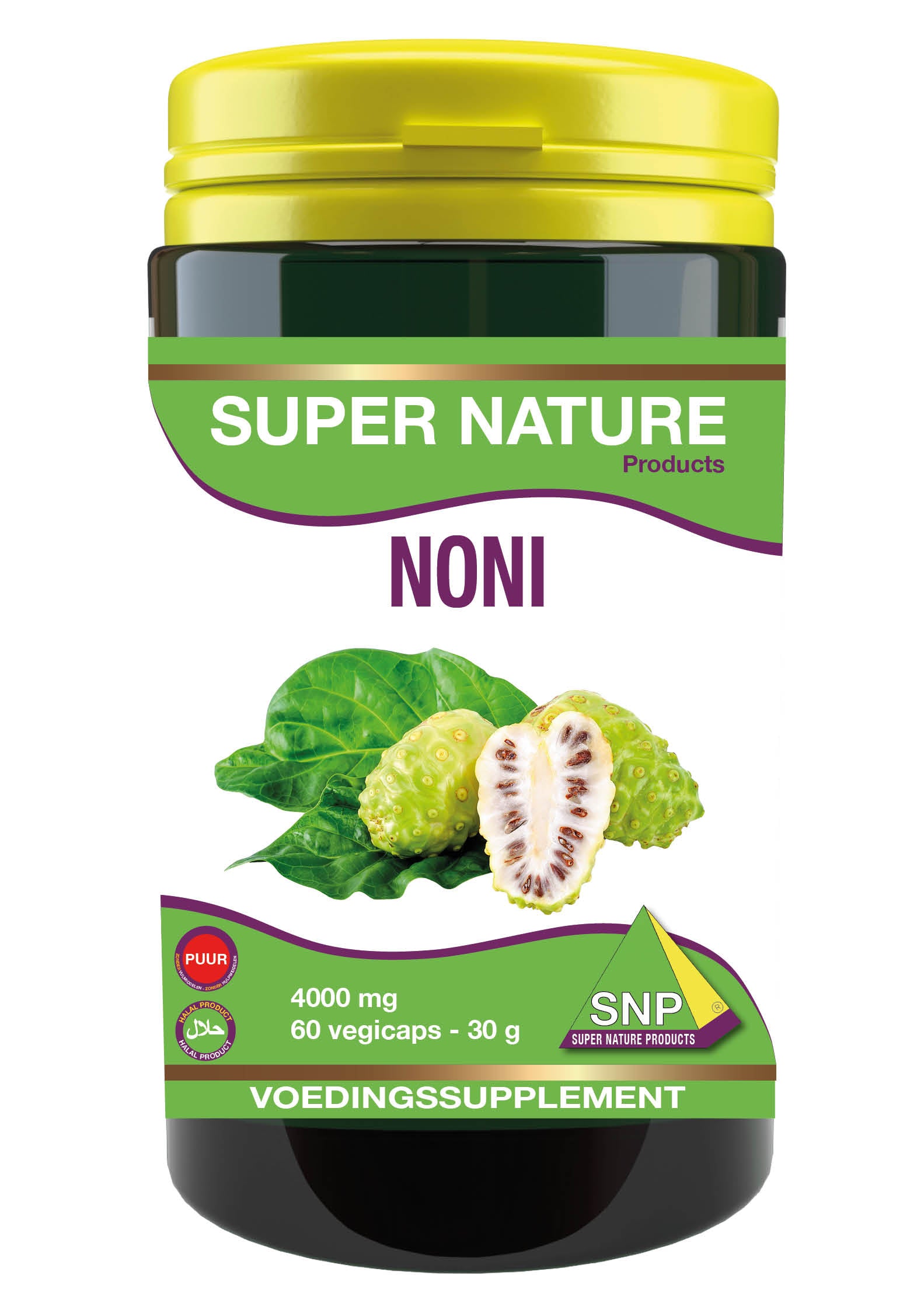 SNP Noni extra forte 4000 mg puur 60 Vegetarische capsules